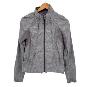 Lululemon Full Zip Lightweight Travel to Track‎ Jacket Womens 4 XS Purple Gray